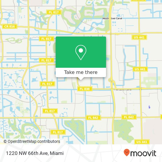 1220 NW 66th Ave map