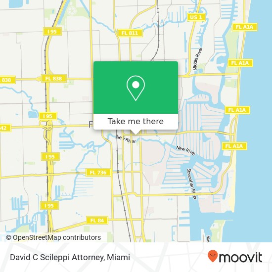 Mapa de David C Scileppi Attorney