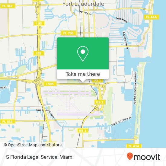 Mapa de S Florida Legal Service