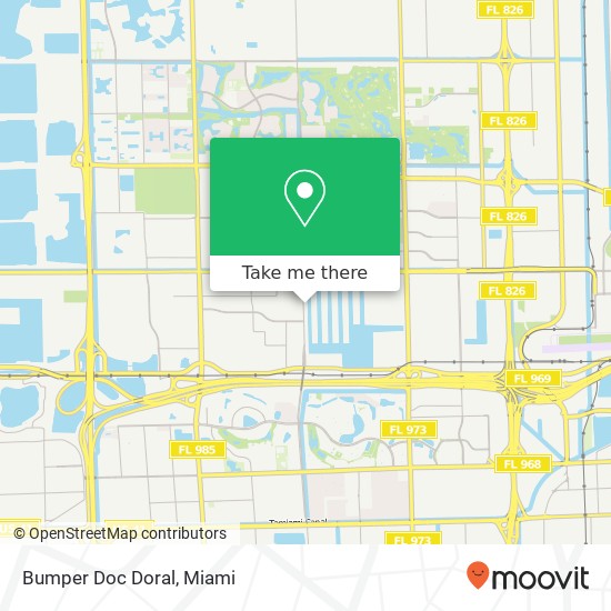 Bumper Doc Doral map