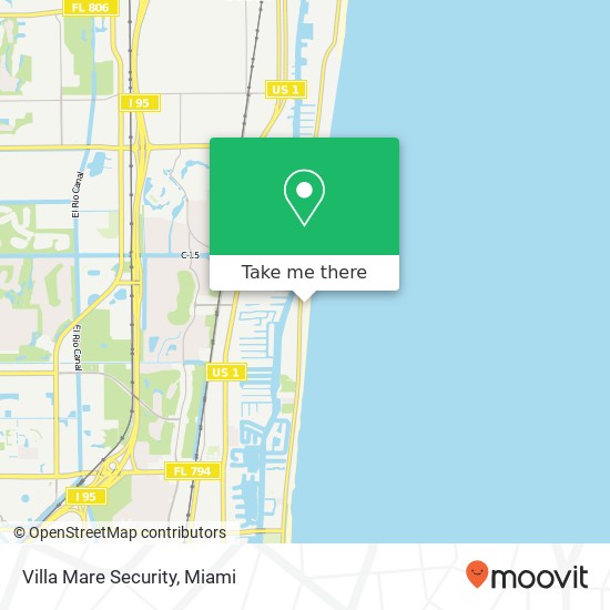 Villa Mare Security map