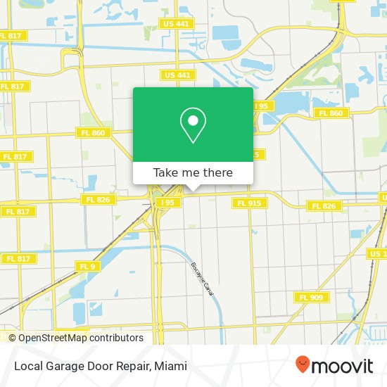 Mapa de Local Garage Door Repair