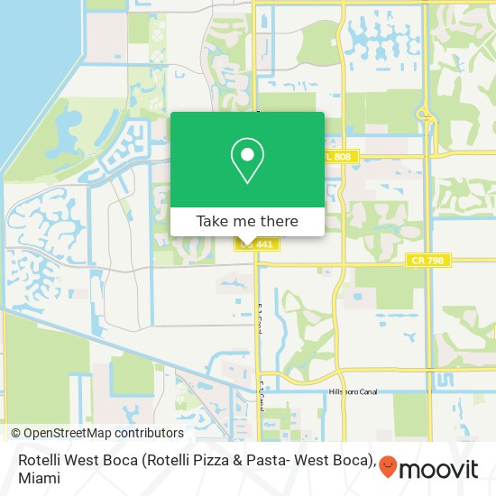 Rotelli West Boca (Rotelli Pizza & Pasta- West Boca) map