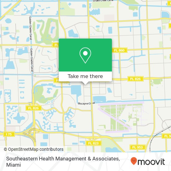 Southeastern Health Management & Associates map