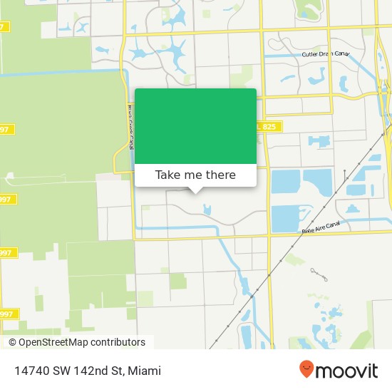 14740 SW 142nd St map