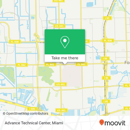 Mapa de Advance Technical Center