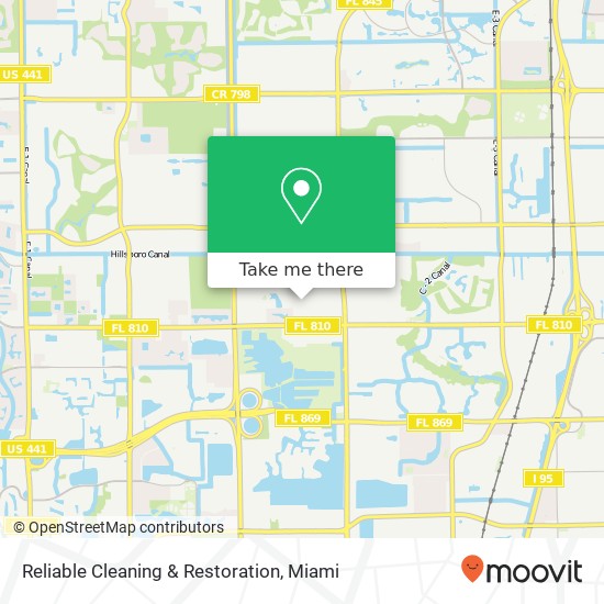 Reliable Cleaning & Restoration map