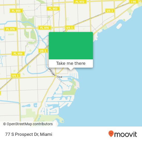 77 S Prospect Dr map