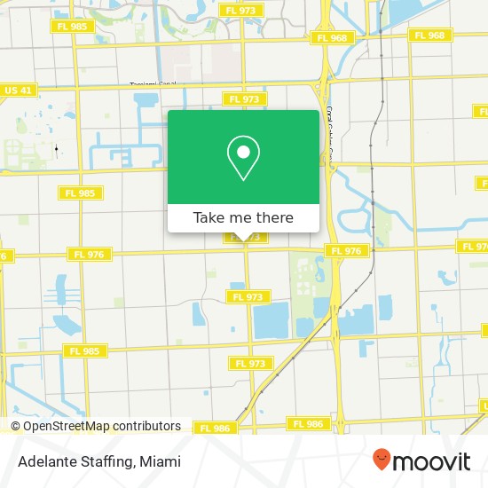 Adelante Staffing map