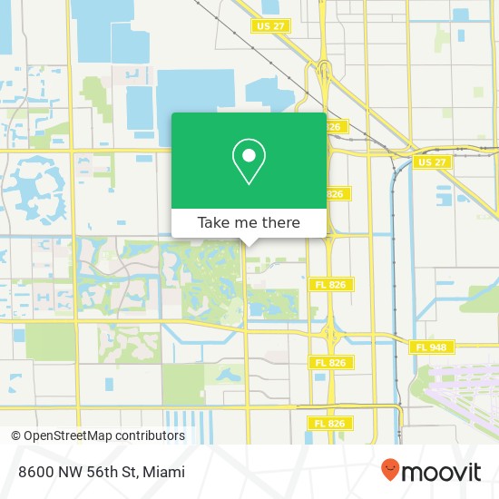 8600 NW 56th St map