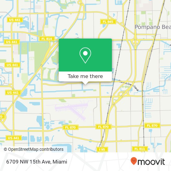 Mapa de 6709 NW 15th Ave