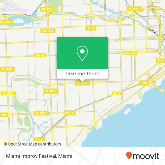 Mapa de Miami Improv Festival