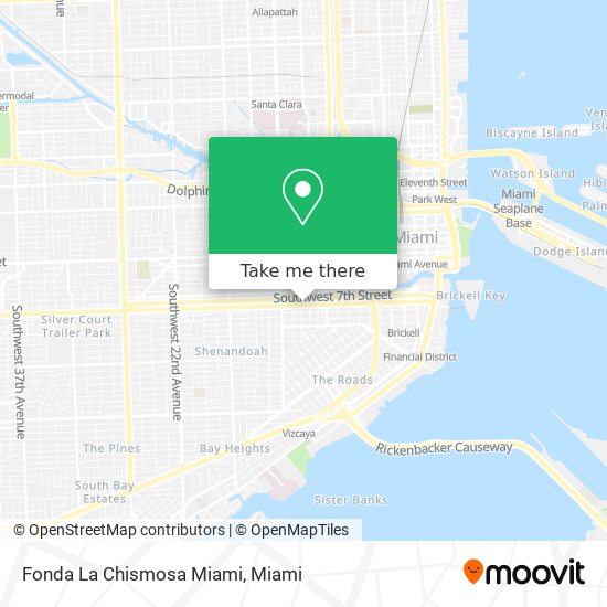 Fonda La Chismosa Miami map