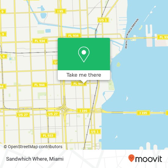 Sandwhich Where, 36 NE 54th St Miami, FL 33137 map