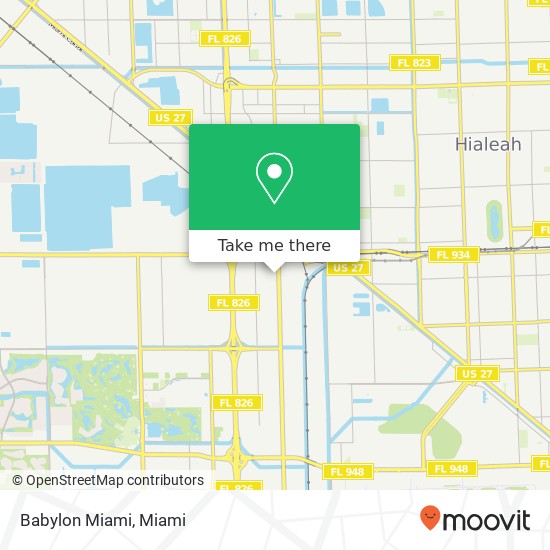 Babylon Miami map
