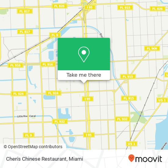 Mapa de Chen's Chinese Restaurant