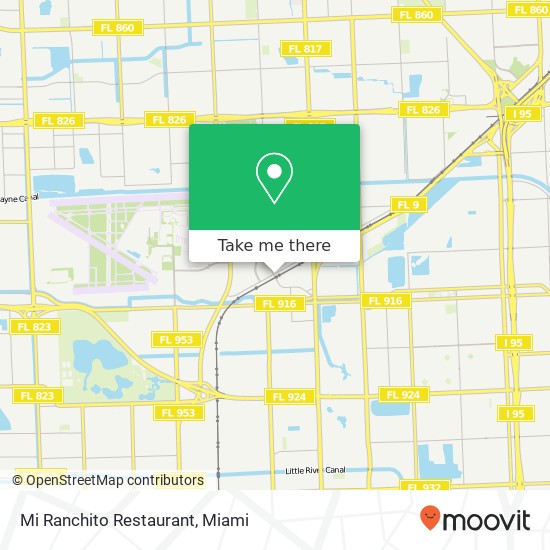 Mapa de Mi Ranchito Restaurant