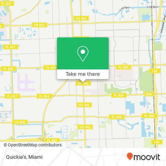 Quickie's, 1000 S SR-7 Hollywood, FL 33023 map
