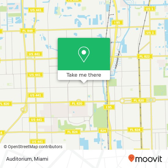 Auditorium, Hollywood, FL 33021 map