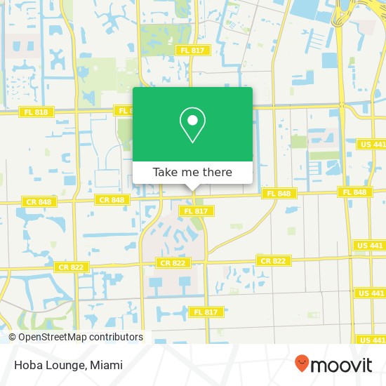 Hoba Lounge map