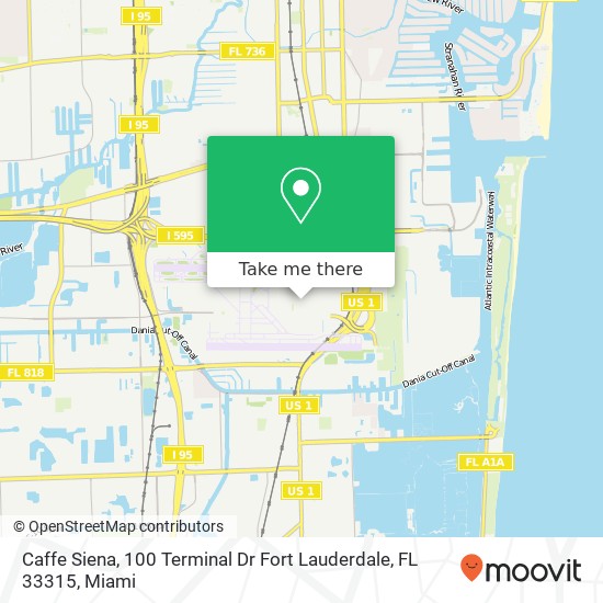 Caffe Siena, 100 Terminal Dr Fort Lauderdale, FL 33315 map