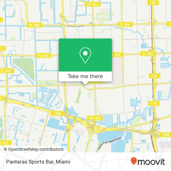 Mapa de Panteras Sports Bar