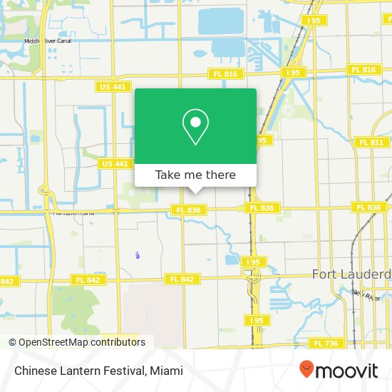 Chinese Lantern Festival map