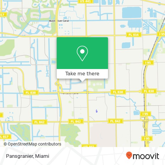 Mapa de Pansgranier, NW 12th St Lauderhill, FL 33313