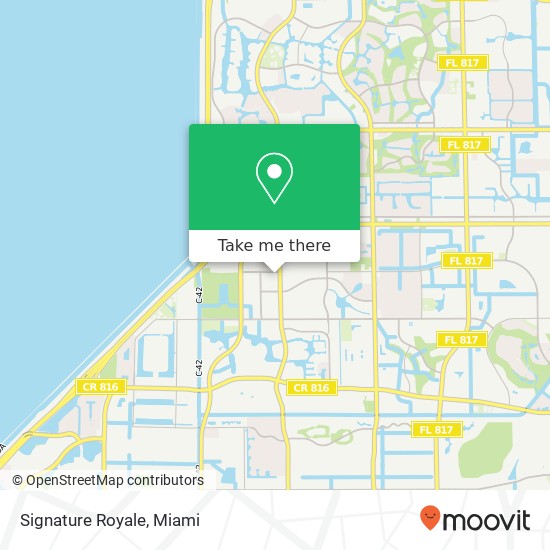 Mapa de Signature Royale, 10072 NW 50th St Sunrise, FL 33351