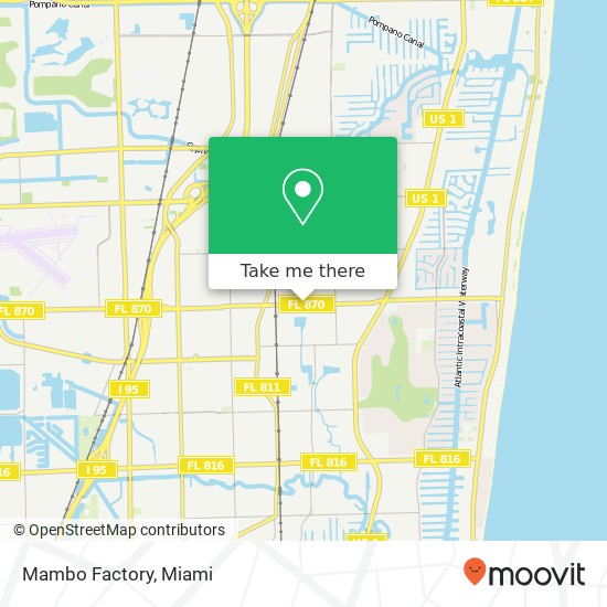 Mambo Factory, 1421 E Commercial Blvd Oakland Park, FL 33334 map