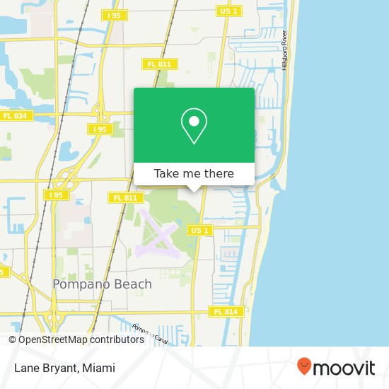 Mapa de Lane Bryant, Pompano Beach, FL 33062