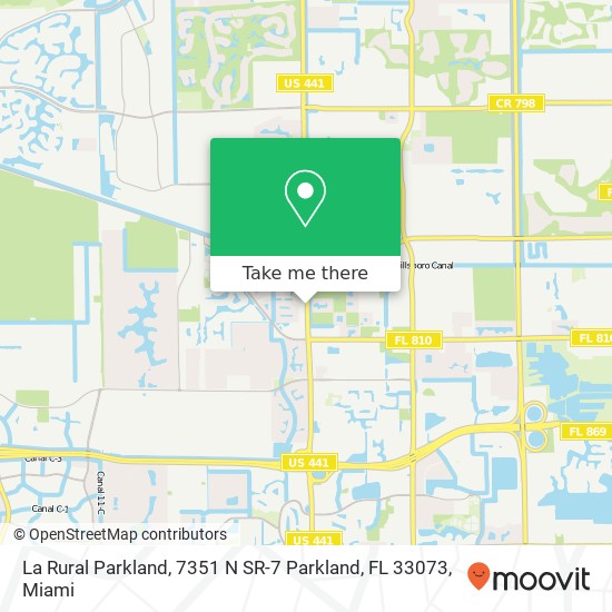 La Rural Parkland, 7351 N SR-7 Parkland, FL 33073 map