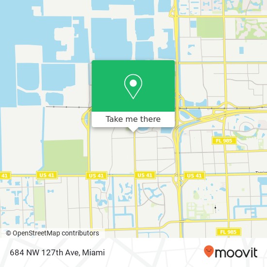 684 NW 127th Ave map