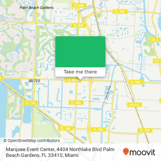 Marquee Event Center, 4404 Northlake Blvd Palm Beach Gardens, FL 33410 map