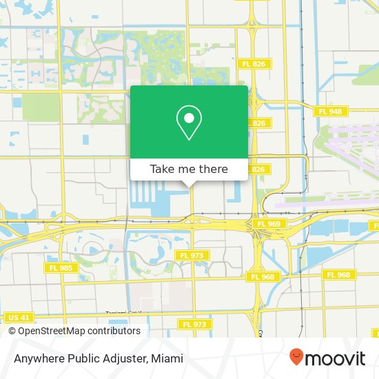 Anywhere Public Adjuster map