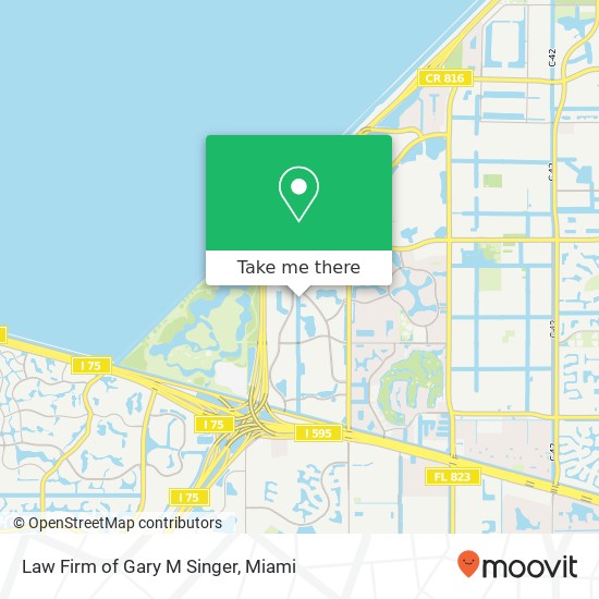 Law Firm of Gary M Singer map