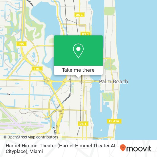 Harriet Himmel Theater (Harriet Himmel Theater At Cityplace) map