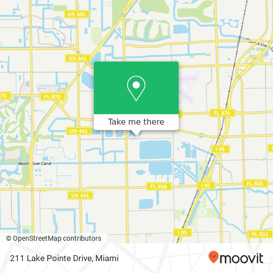 Mapa de 211 Lake Pointe Drive