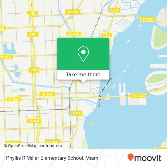 Mapa de Phyllis R Miller Elementary School