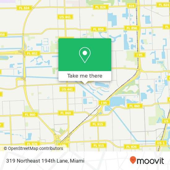 Mapa de 319 Northeast 194th Lane