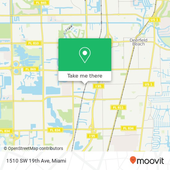 Mapa de 1510 SW 19th Ave