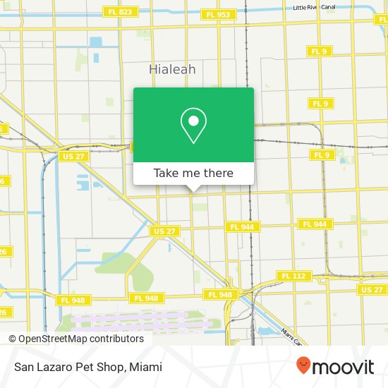 San Lazaro Pet Shop map