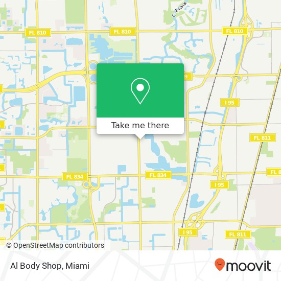 Al Body Shop map