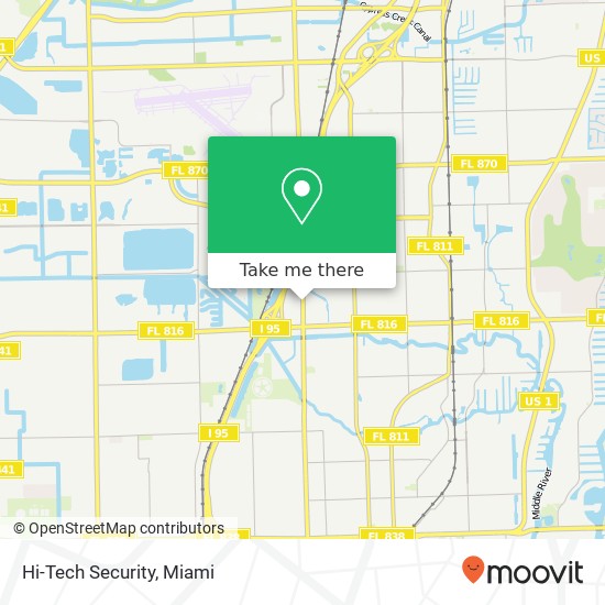 Hi-Tech Security map