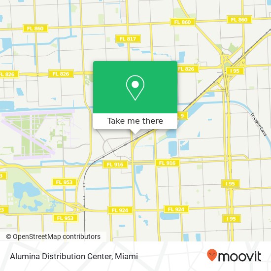 Mapa de Alumina Distribution Center