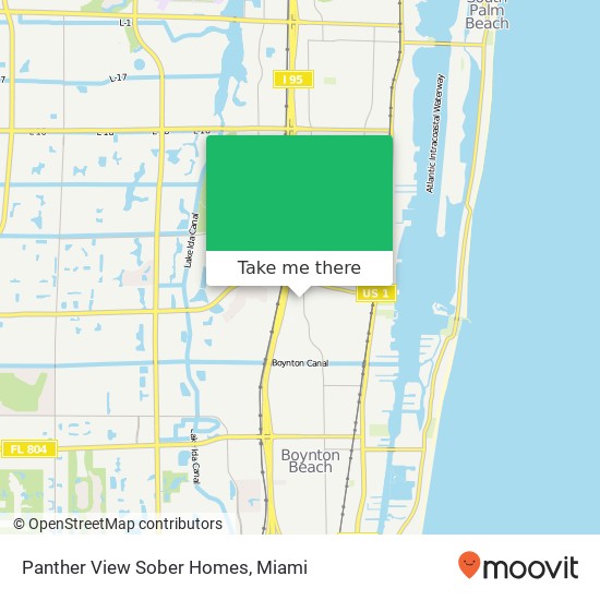 Mapa de Panther View Sober Homes