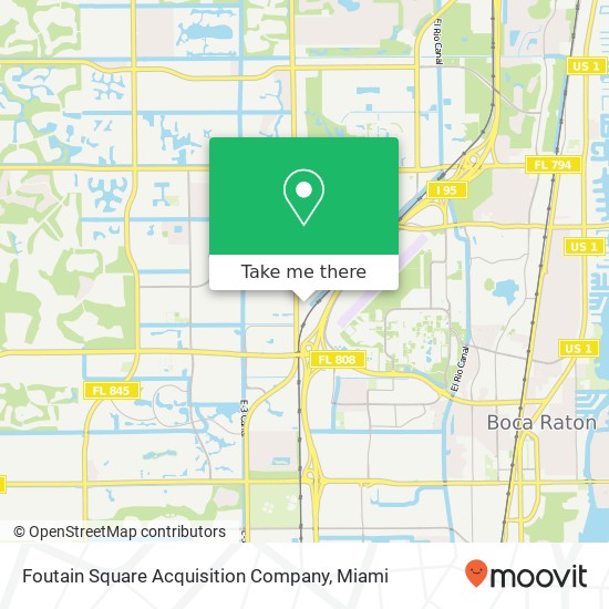 Foutain Square Acquisition Company map