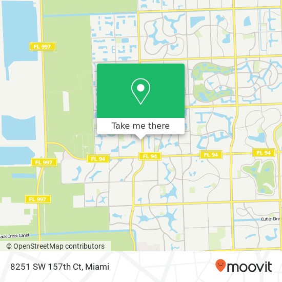 8251 SW 157th Ct map