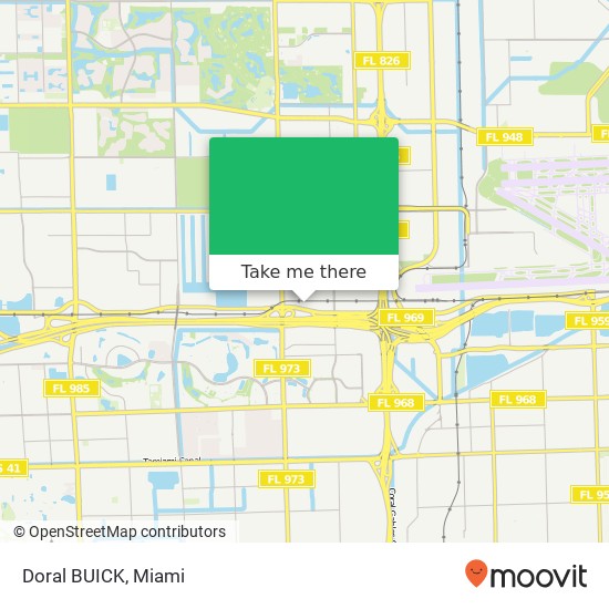 Doral BUICK map