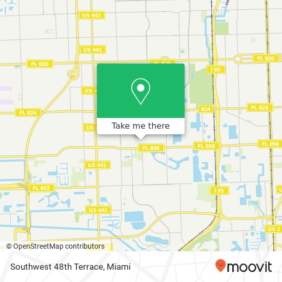 Mapa de Southwest 48th Terrace